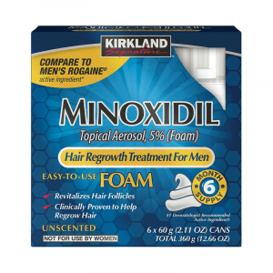 Minoxidil Kirkland Espuma caixa