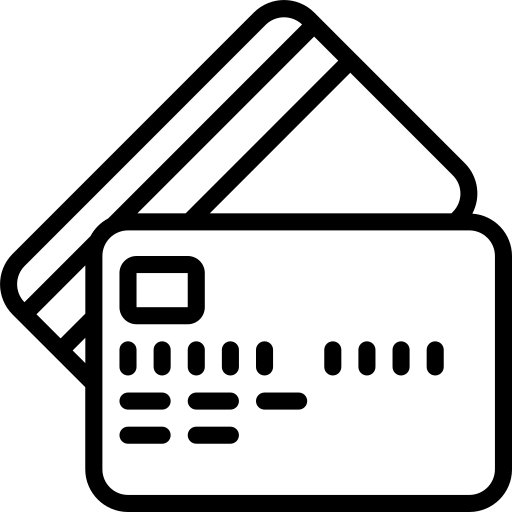 Ícone cartão de crédito